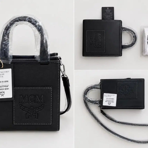 [BUNJANG] MCM Black Leather Bag (New) / 새상품) MCM 블랙 가죽백 새상품