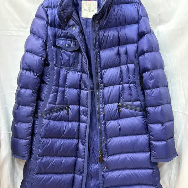 [BUNJANG] Moncler Purple Old Model Long Padding Size 4 / 정품) 몽클레어 퍼플 구형 롱패딩 4사이즈