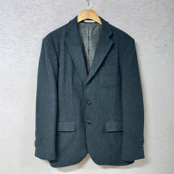 [BUNJANG] Franco Feraro Navy Wool Jacket Men's Size 100 / B9-23/프랑코페라로 네이비 자켓 겨울 남성100