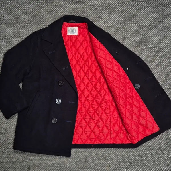 [BUNJANG] J.Press 90s Melton Wool Peacoat / [L]90s 제이프레스 피코트 -B437