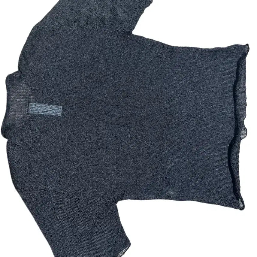 [BUNJANG] CFCL Black Knit Short Sleeve Blouse / cfcl