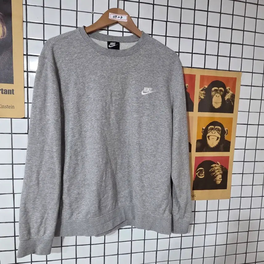 [BUNJANG] Nike Sweatshirt Grey / 나이키 맨투맨 그레이 0923