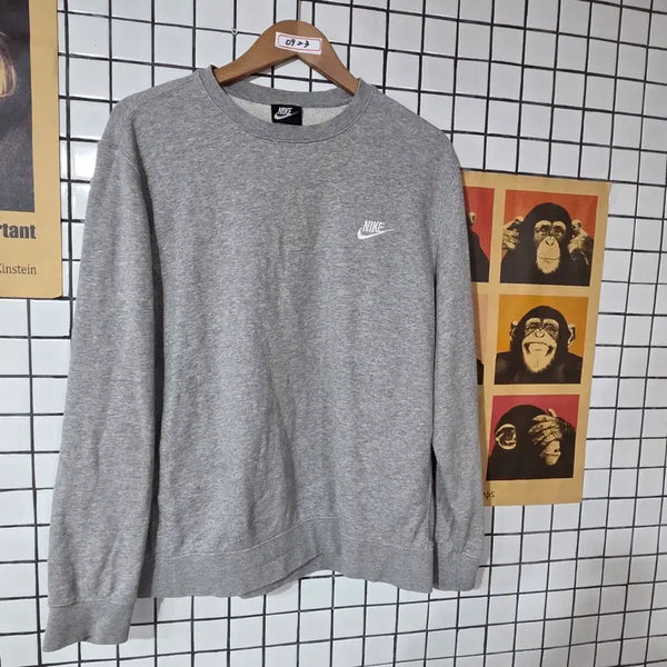 [BUNJANG] Nike Sweatshirt Grey / 나이키 맨투맨 그레이 0923