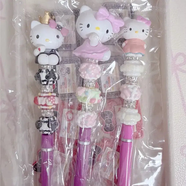 [BUNJANG] Handmade Kitty Ballpoint Pen + Touch Pen / 키티 수제 볼펜+터치펜 새제품