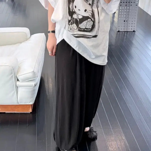 [BUNJANG] Delicate Filter Pants Black / 델리케이트 필터팬츠 블랙