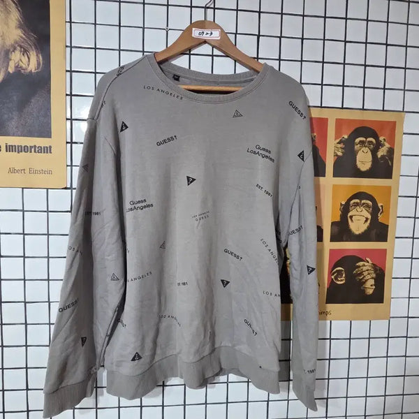 [BUNJANG] Guess Sweatshirt Grey / 게스 맨투맨 그레이 0923