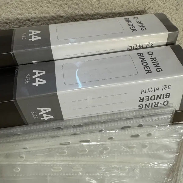 [BUNJANG] A4 3-Hole Binder Inserts (Photocards, Postcards, Tickets, etc.) - Bundle Set / A4 3공 바인더 속지들(포카 엽서 티켓등다양) 일괄 250장쯤됨 (원가 45000원쯤)