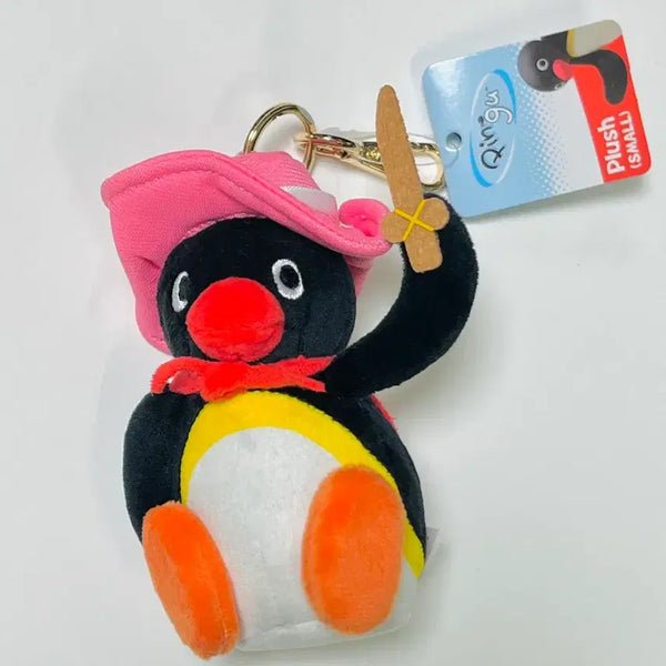 [BUNJANG] Pingu Pink Super Cape Doll Keyring / 정품 새상품) 핑크 슈퍼망토 핑구 인형 키링