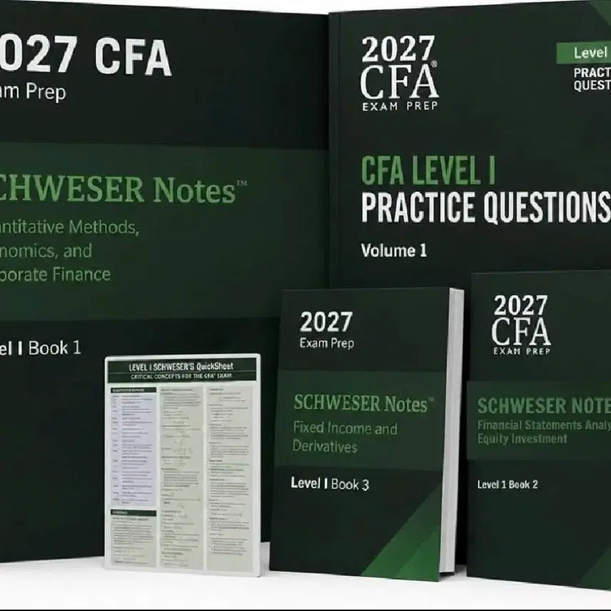 [BUNJANG] 2027 CFA Schweser Study Materials + Coaching / 2027 cfa 슈웨이저+합격코치