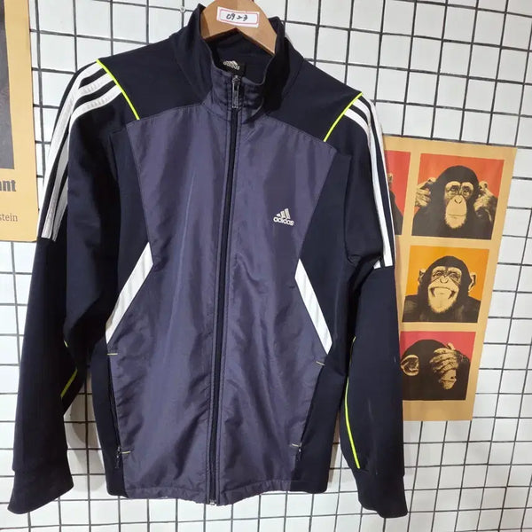 [BUNJANG] Adidas Track Top Jacket Navy/Purple / 아디다스 트랙탑 자켓 네이비/퍼플 0923