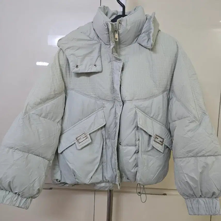 [BUNJANG] Women's Mint Color Padding Jumper / 여성 패딩 점퍼 민트색