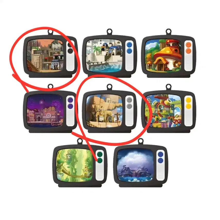 [BUNJANG] MapleStory Perion BGM Keyring (Sealed) / 메이플 bgm 키링 미개봉 -  커닝시티, 페리온