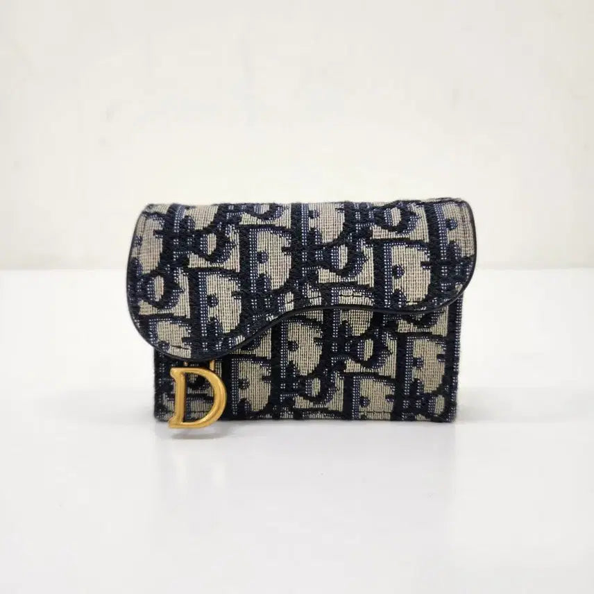 [BUNJANG] Dior Oblique Saddle Bloom Card Holder / [온드중고명품] 디올 오블리크 새들 블룸 카드 지갑