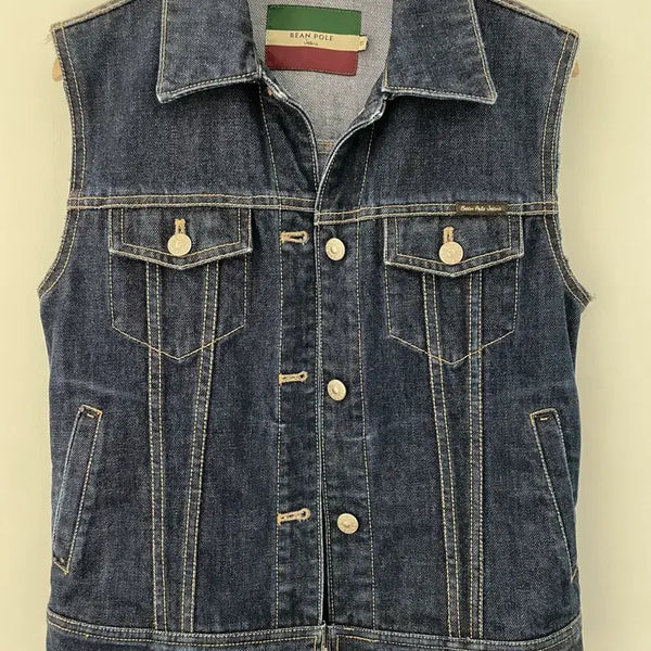 [BUNJANG] Beanpole Jin Denim Vest Size 90 / [90] 빈폴진 데님 조끼