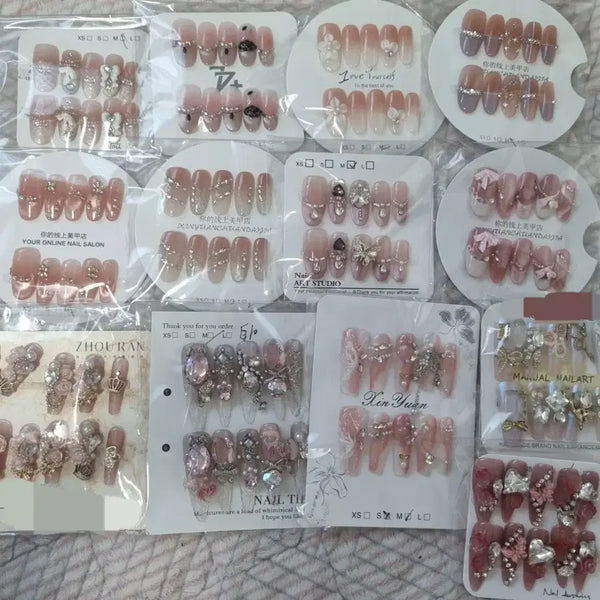 [BUNJANG] Handmade Nail Tips (M Size) / 수제 네일팁m사이즈