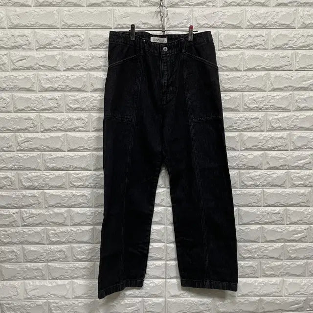 [BUNJANG] Black Denim Pants / @1049) 흑청데님바지