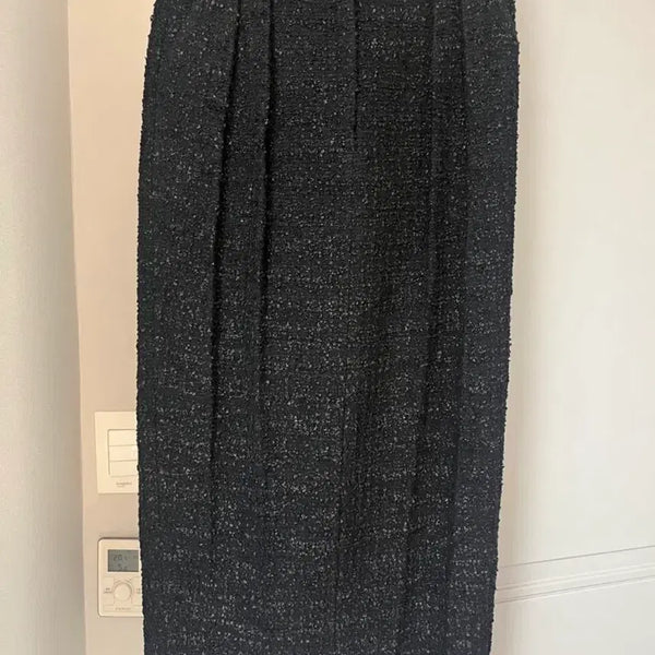 [BUNJANG] Tweed Long Skirt / Orr