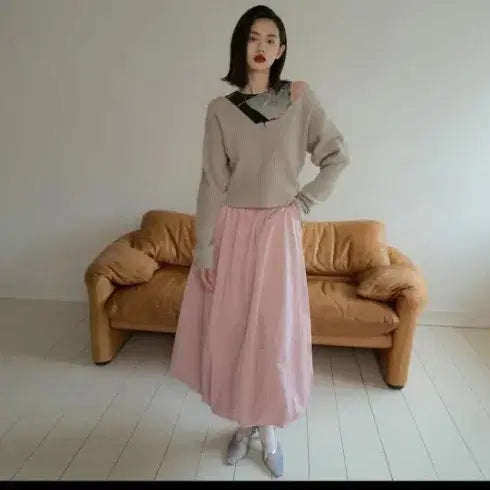 [BUNJANG] Overdue Flare Balloon Skirt / 오버듀플레어 벌룬 스커트