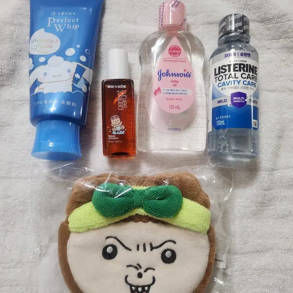 [BUNJANG] Senka Perfect Whip and Pouch Set - 5 Items / 센카 퍼펙트휩 외 파우치포함     5종셋트