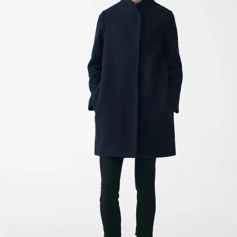 [BUNJANG] COS Navy Wool Coat 36 / COS 코스 네이비 울 코트 36