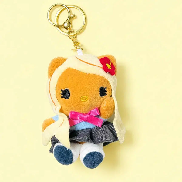 [BUNJANG] Hello Kitty Gal Tanning Uniform Doll Keychain / 새상품) 갸루 태닝 교복 키티 인형 키링