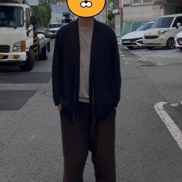 [BUNJANG] Komori Silk Nap Jacket Navy / 코모리 실크넵 자켓 네이비