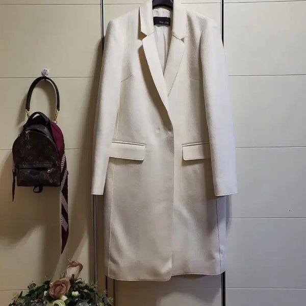 [BUNJANG] NUINUI Milano Wool Coat Ivory / NUINUI(누이누이 밀라노)  울 코트 아이보리