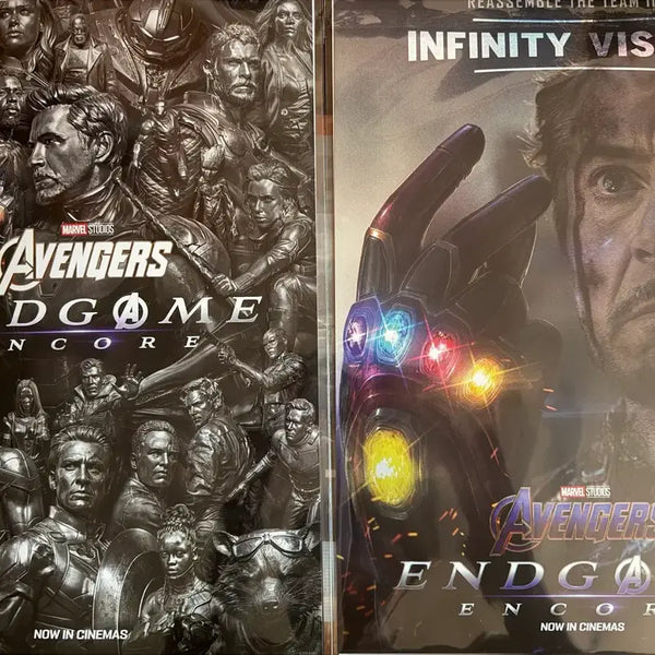 [BUNJANG] Avengers: Endgame Encore "Gwang-eum" Poster Set (A3) / <어벤져스 엔드게임 >앙코르  광음 포스터2종 세트(A3 전용박스 사용)