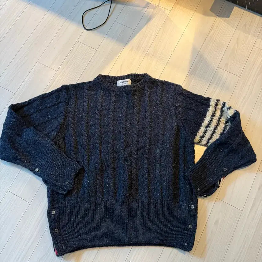 [BUNJANG] Thom Browne Cable Knit Sweater Size 5 / 톰브라운 케이블 니트 5사이즈