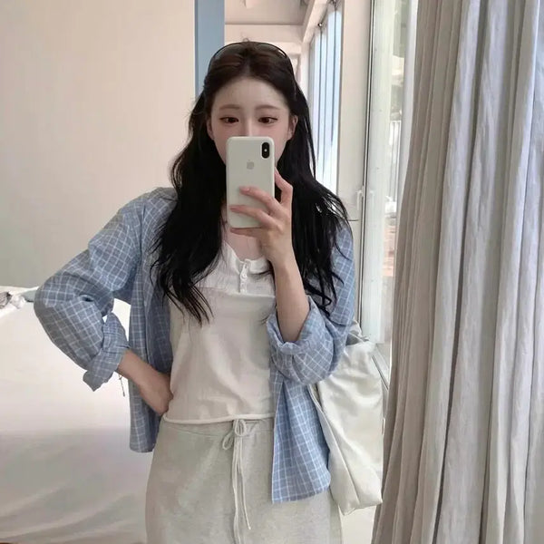 [BUNJANG] Shop Plant Shell Shirt / 샵플랜트 쉘 셔츠