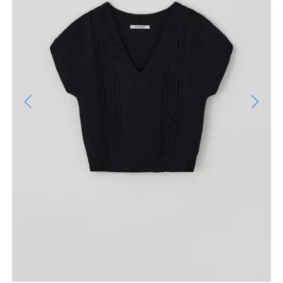 [BUNJANG] Thanat Black Knit Vest / 타낫 니트 베스트