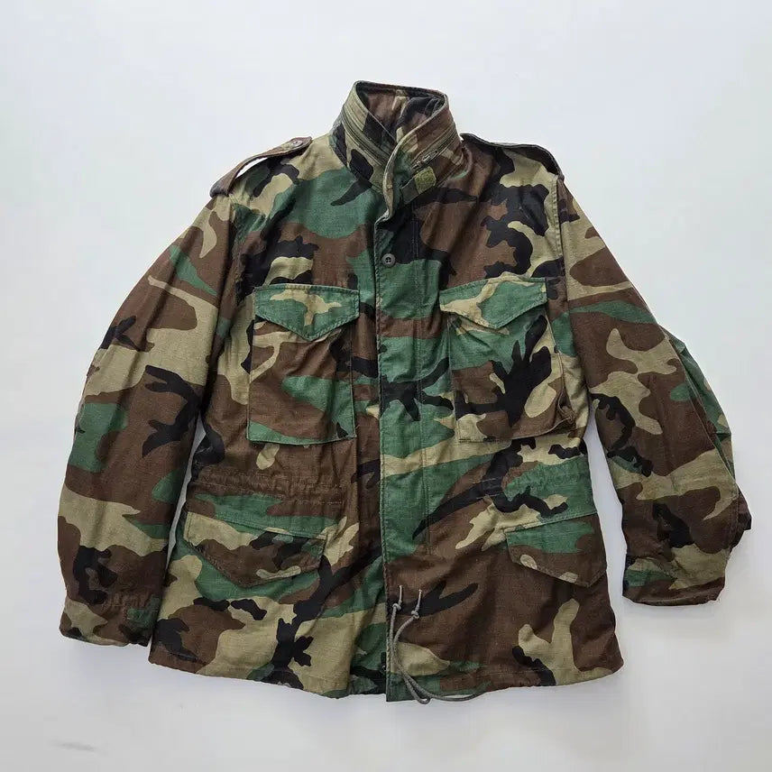 [BUNJANG] Woodland Camo Jacket (Medium Short) / 우드랜드 카모 자켓 (medium short)