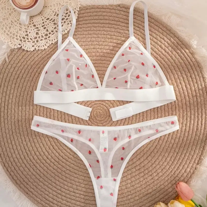 [BUNJANG] VERIVERY Bralette and Panty Set / (중고) P 베리베리 브라렛 팬티T 세트