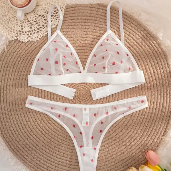 [BUNJANG] VERIVERY Bralette and Panty Set / (중고) P 베리베리 브라렛 팬티T 세트