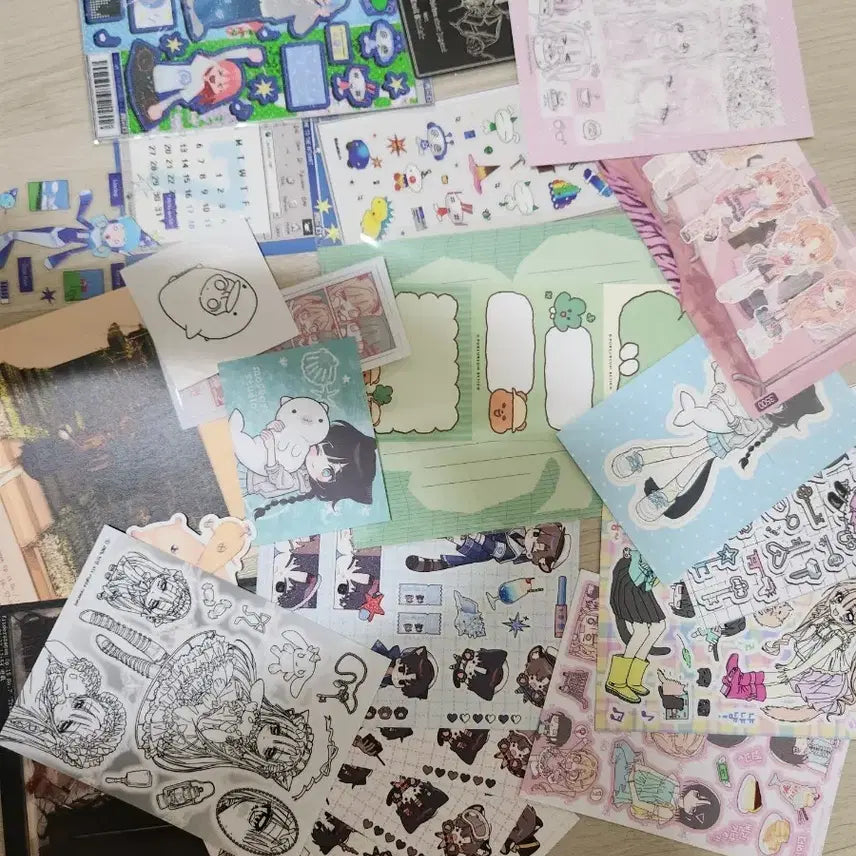 [BUNJANG] Character Sticker Bundle Set / 인스 캐릭터스티커 전체일괄 다꾸