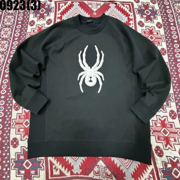 [BUNJANG] Spider-Man "Swoosh" Sweatshirt Black M / 스파이더 스우시 맨투맨 블랙 M 0923
