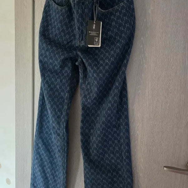 [BUNJANG] Blue Lab Vintage Patterned Denim Pants / 블루랩