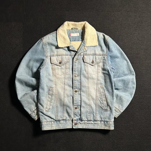 [BUNJANG] Levi's Sherpa Trucker Denim Jacket / 리바이스 쉐르파 트러커 데님 자켓