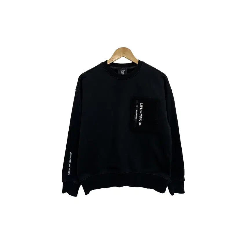 [BUNJANG] Lifework Pocket Oversized Women's Sweatshirt / [85] 라이프워크 포켓 오버핏 여성 스웻셔츠 맨투맨