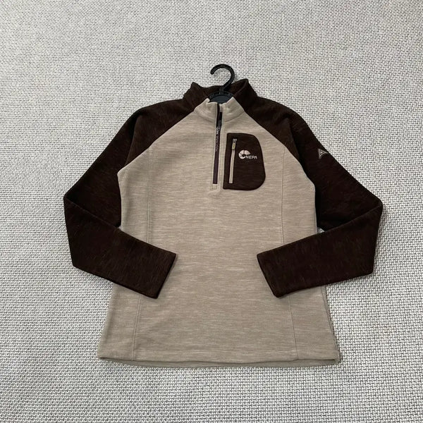 [BUNJANG] Nepa Women's Polartec Half-Zip Functional T-Shirt / L 네파 여성 폴라텍 반집업 기능티 N.9872
