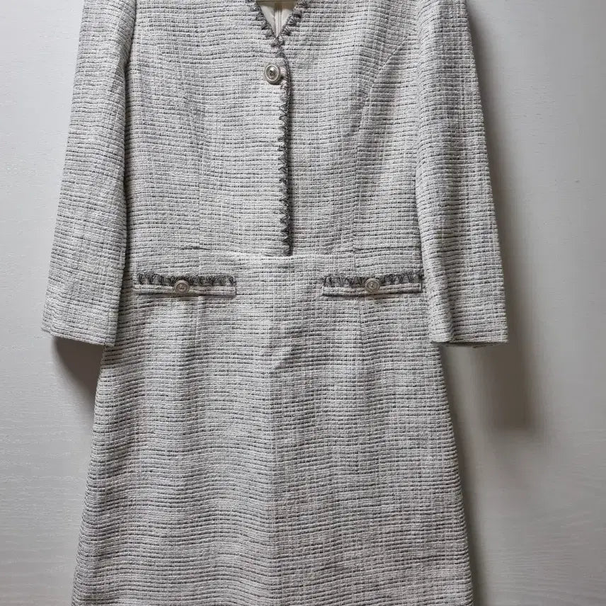 [BUNJANG] LINE Tweed Dress / LINE 트위드 원피스 55