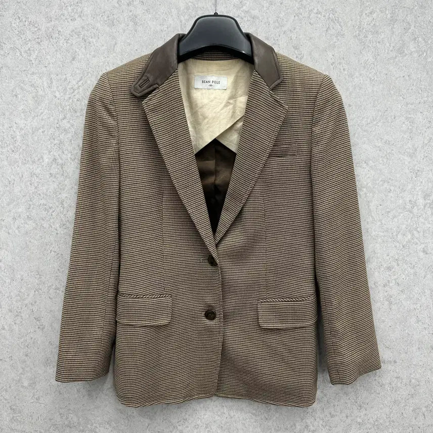 [BUNJANG] Beanpole Women's Lambskin Point Blazer Jacket Size 90 / 90 빈폴 여자 램스킨 포인트 블레이져 자켓