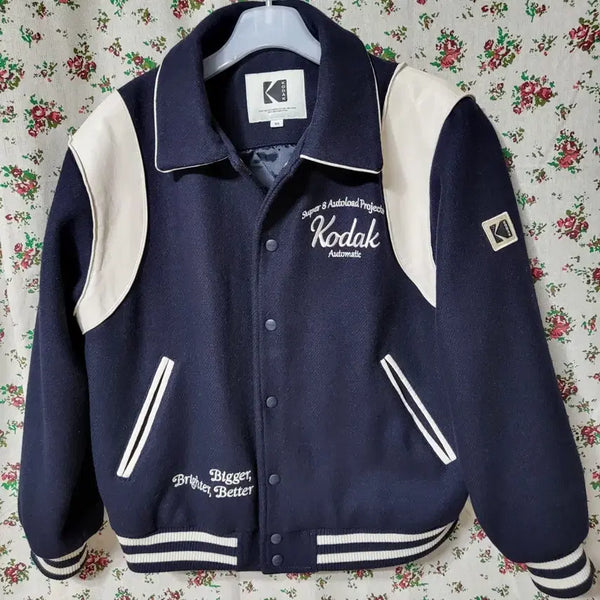 [BUNJANG] Kodak Wool Varsity Jacket XS / 정품 한정판 (단종) 24만 코닥 울 바시티 xs 대장급 자켓 점퍼 패딩