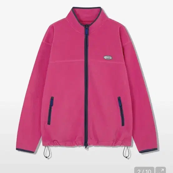 [BUNJANG] TimComics Fleece Zip-up Jacket Pink M / 팀코믹스 플리스 집업 자켓 핑크 m
