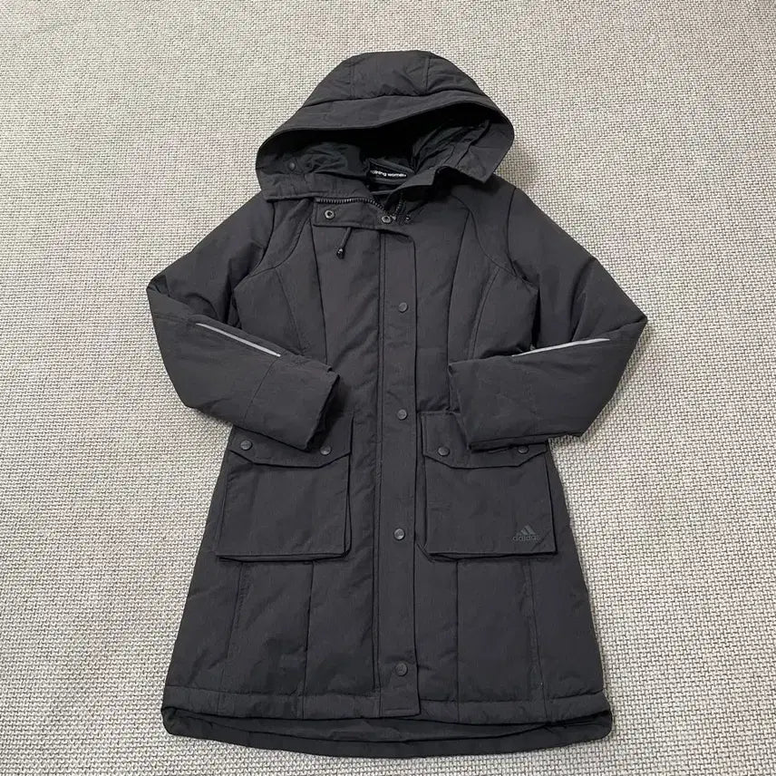 [BUNJANG] Adidas Women's Down Long Padding Jacket XS B.5220 / XS 아디다스 덕다운 여성 롱패딩 자켓 B.5220