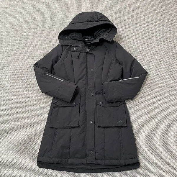 [BUNJANG] Adidas Women's Down Long Padding Jacket XS B.5220 / XS 아디다스 덕다운 여성 롱패딩 자켓 B.5220