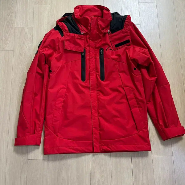 [BUNJANG] Evisu Red & Khaki Jacket Bundle Set (Size M) / 에비수 자켓 팝니다