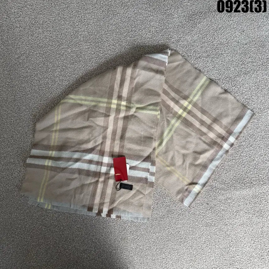 [BUNJANG] Renoma Check Scarf / 레노마 체크 스카프