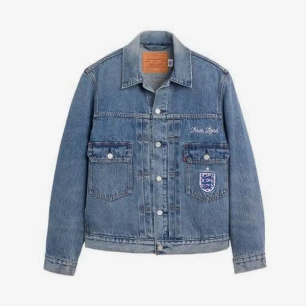 [BUNJANG] Levi's World Cup Edition England Denim Jacket / 리바이스 월드컵 에디션 잉글랜드 청자켓