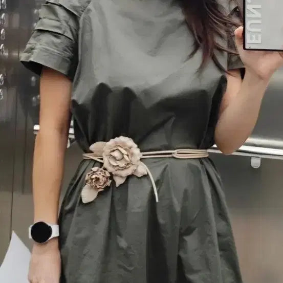 [BUNJANG] Zara Flower Belt / 자라 플라워벨트
